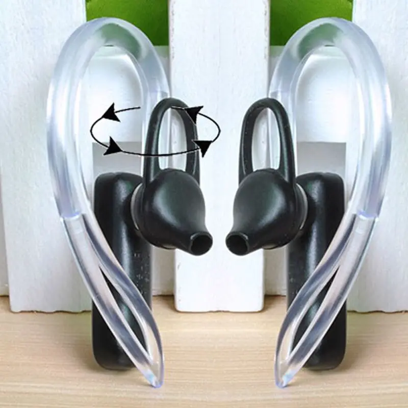 

2Pcs 6mm 7mm 8mm 10mm Bluetooth Earphone Transparent Silicone Earhook Loop Clip Headset Ear Hook Replacement Accessories