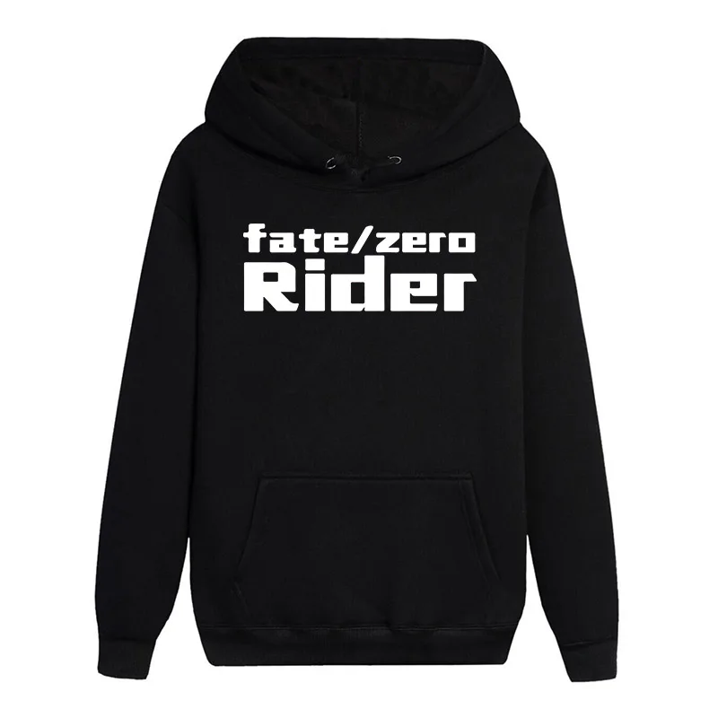 Горячая игра Fate Stay Night с длинными рукавами фосфоресцирующие худи повседневные толстовки черное пальто пуловер с капюшоном топы