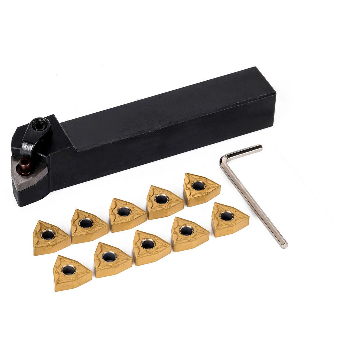 

125mm Turning tool holder Stainless steel Carbide Insert 16.5*5mm Wrench Metalworking MWLNR2020K08 Practical