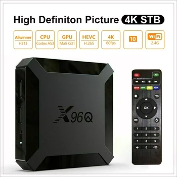 

MAYITR 1pc Android 10.0 2GB RAM+16GB ROM Wi-Fi Set Top TV Box 4K HDMI Media Player With Remote Control For Home Indoor