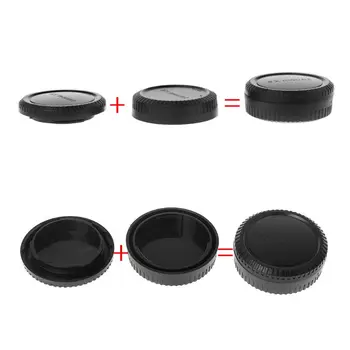 

Rear Lens Body Cap Camera Cover Anti-dust Protection Plastic Black for Fuji Fujifilm FX X Mount