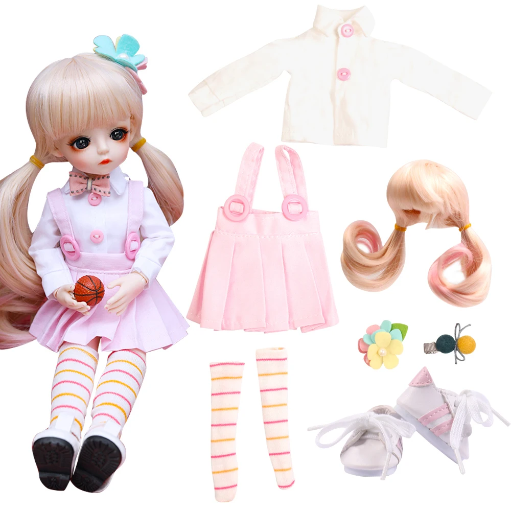 UCanaan/комплект одежды с цветочным принтом для 1/6 BJD кукла полный комплект рубашка