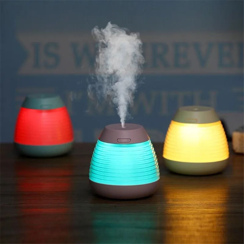 Pinecone Humidifier LED Night Light Anti-dry Burning Usb Humidifier Table Desk Lampara Atomizer Gift For Baby Kid Home Decor