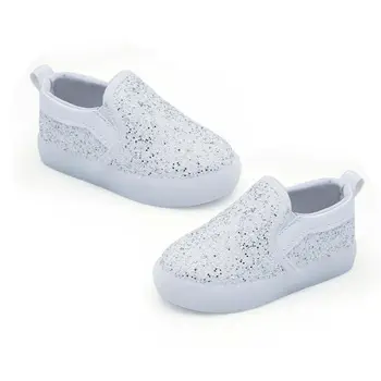 

LED Sequins Boy Girl Shoes Luminous Shoes Toddler Baby Athletic Lights Size Lot E65D