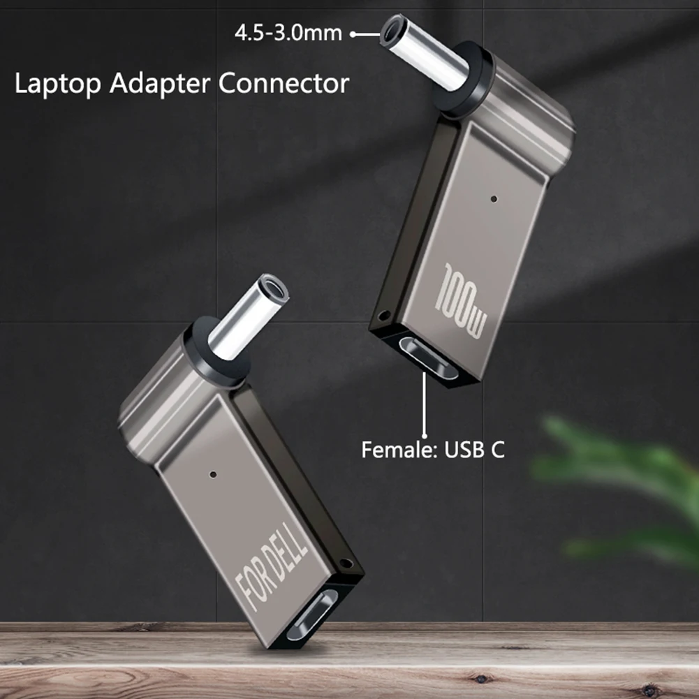 100W USB Type-C Female to DC Male Jack Plug Converter for Acer, Samsung, Lenovo Laptop Power Charger Description Image.This Product Can Be Found With The Tag Names Computer Cables Connecting, Computer Peripherals, Laptop power charger supply adapter connector, PC Hardware Cables Adapters