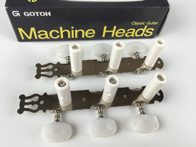 GOTOH 35G350 Серебряная Классическая гитара головки тюнеры Сделано в Японии