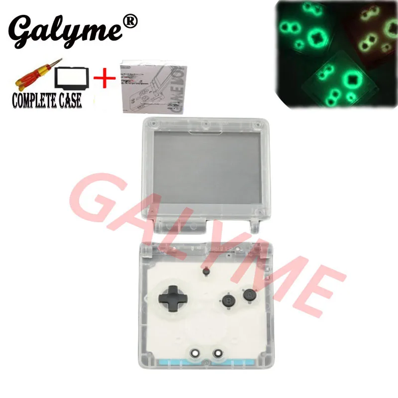 Лидер продаж прозрачный цветной чехол сделай сам для Game Boy Advance SP сменный корпус