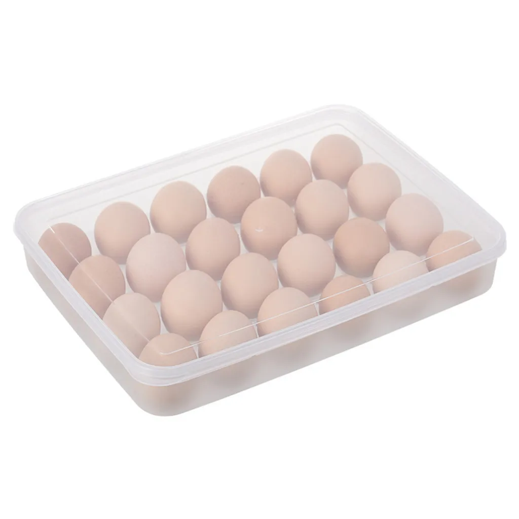 Кухонный Контейнер для яиц, 1 шт., Одноместный многослойный, для холодильника, еды, пельменей, яиц, герметичный контейнер для хранения, пластиковый ящик 1126#30