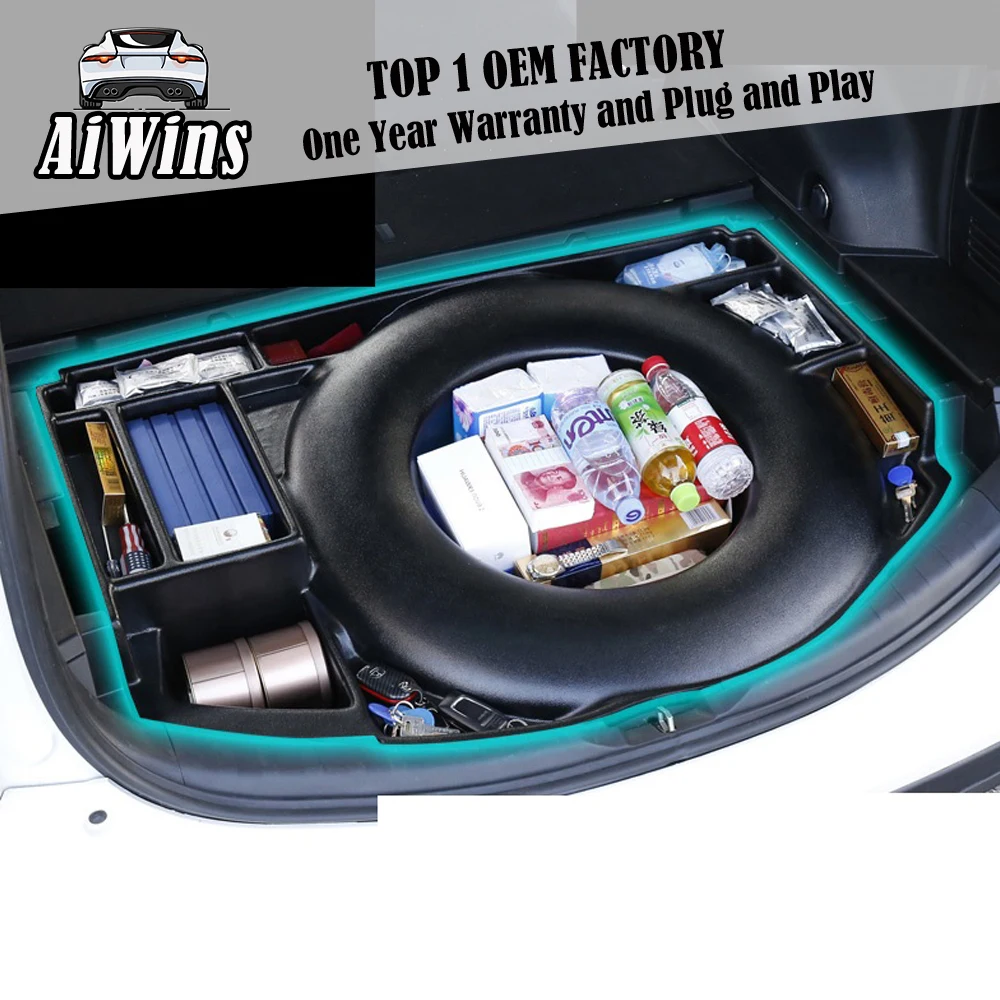 Aiwins для Rav4- багажник запасная коробка для хранения шин изменить устройство корзина для грязной одежды коробка для хранения декоративные аксессуары для автомобиля
