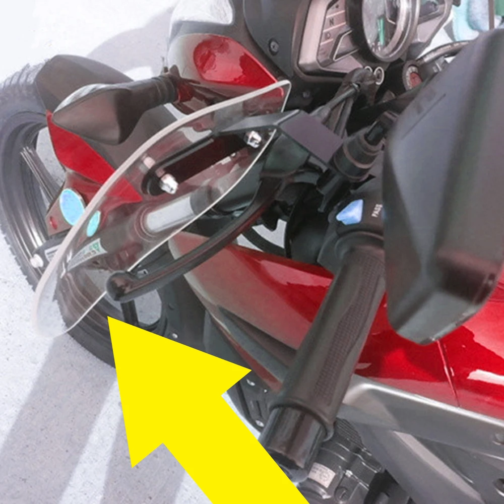 Универсальная защита для лобового стекла мотоцикла honda cb400 sf shadow vt1100 africa twin crf1000l vtx