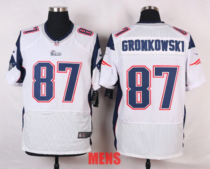 Стилизованный, Новая Англия, Rob Gronkowski для молодых детей, женщин и мужчин Джерси - Цвет: Черный