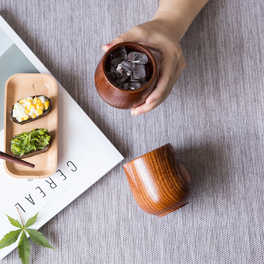 Японский Стиль натуральное дерево ююба Вино Кубок китайский чайный набор кунг фу