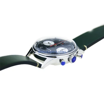 

Red Star Mechanical Chronograph For Seagull 1963 ST1901 Movement Mens Pilot Watch Flieger B-UHR Handwinding Military Panda Black