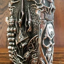 ZGQ3D бронежилет тайский серебряный ручной работы резной король личи 145 г фирменные зажигалки с изображением черепа