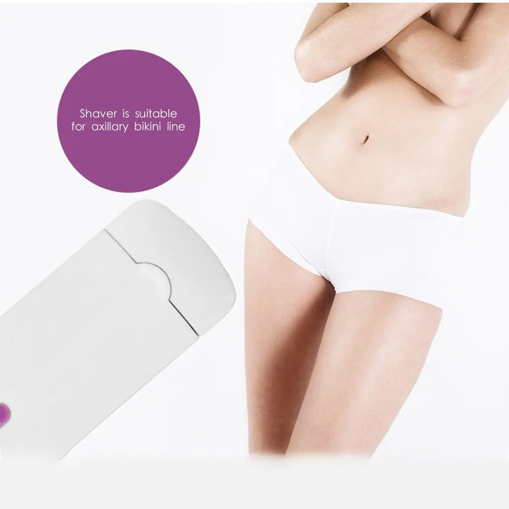 Household Portable Induction Shaver Laser Painless Shaving Instrument Blu-Ray Lady Shaving Hair Removal Device