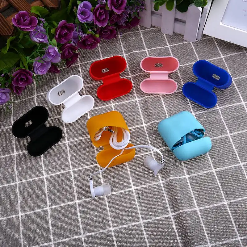 Фитинг Мягкий силиконовый чехол для A^ pple Airpods противоударный чехол для гарнитура для Airpods чехлы протектор чехол новейший