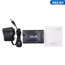 1080P Scart в HDMI конвертер аудио высококлассный видео адаптер для HD tv Sky Box STB для смартфона HD tv DVD новейший EU/US разъем питания