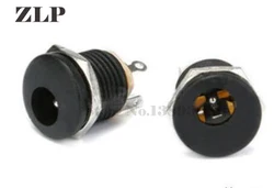DC 022 5.5mm x 2.1mm dc power conector de soquete fêmea 5.5*2.5mm dc jack painel de montagem interface de alimentação jack plug adaptador