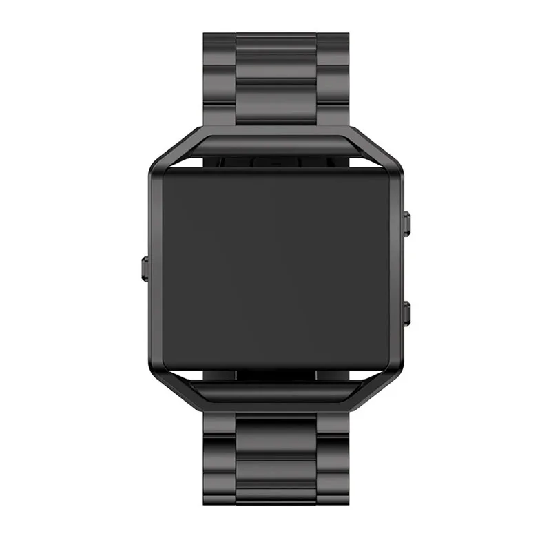 Сменный Браслет из нержавеющей стали с чехлом на ремешке для Fitbit Blaze классический браслет для часов Ремешок для часов