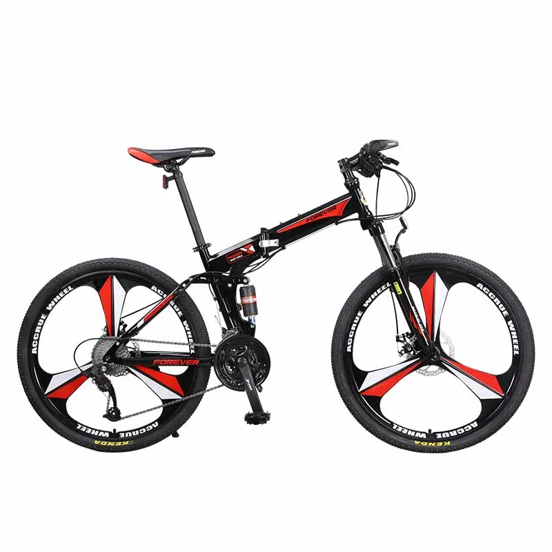 26 Inches Mountain Bike Bicycle Folding Adult Male 27 Speed Off-road Double Shock Absorption Soft Tail 26 Inches Mountain Bike Bicycle Folding Adult Male 27 Speed Off-road Double Shock Absorption Soft Tail