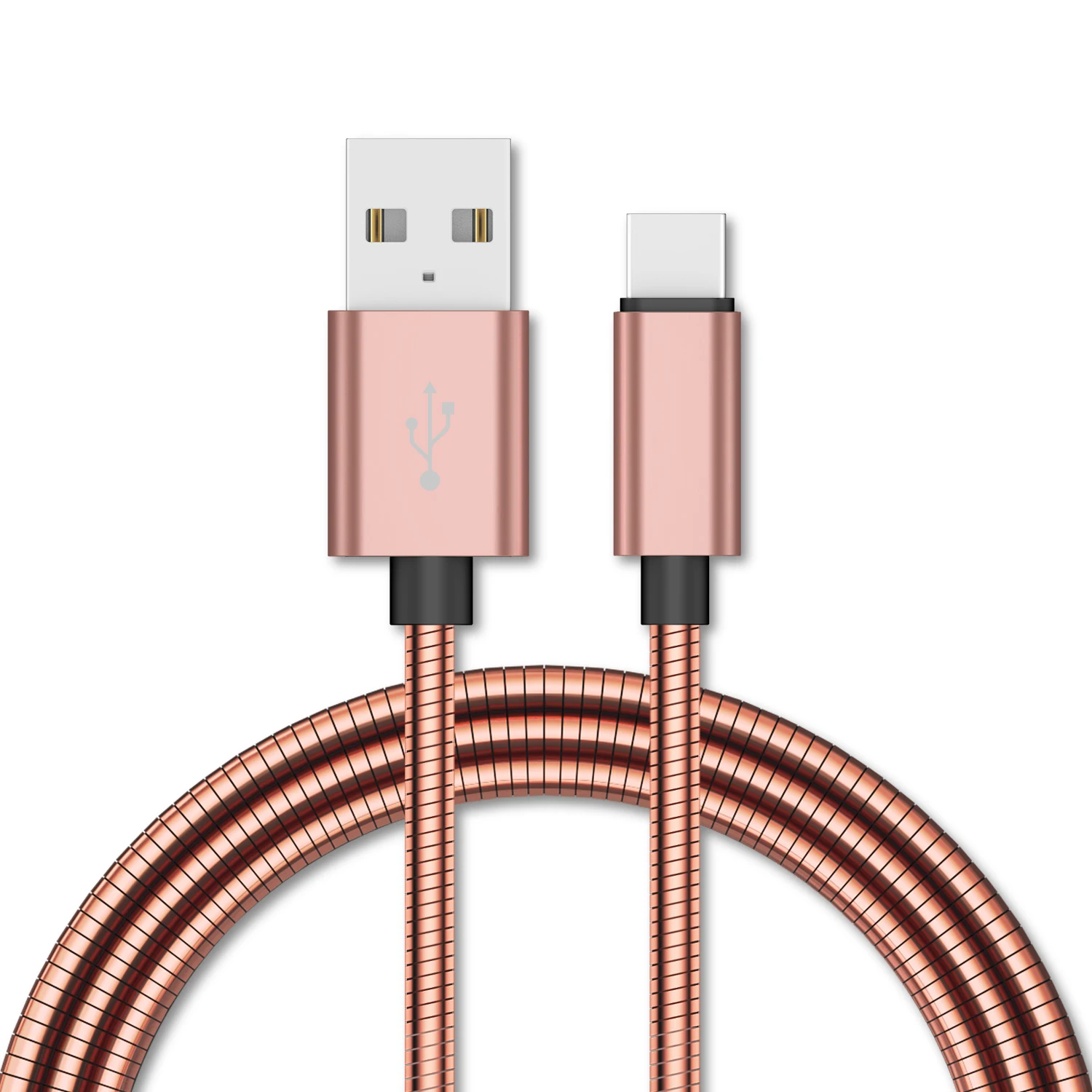 NOHON USB кабель для iPhone Lightning Кабель для iPhone 11 Pro Max XS Max Micro usb type C кабель для передачи данных для samsung Xiaomi LG huawei - Цвет: Rose Gold