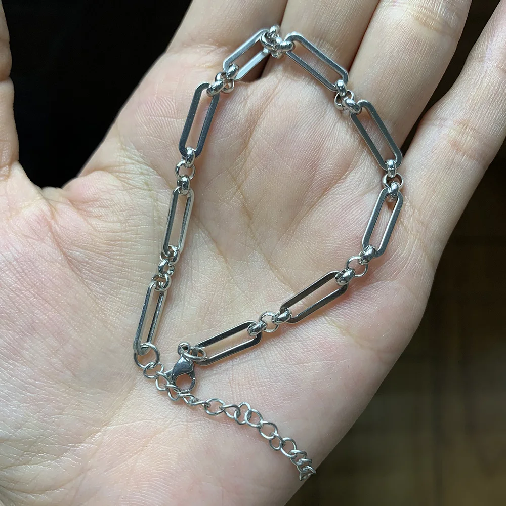 USENSET 11 Styles Charm Bracelet Necklace Women Jewelry Stainless Steel Rope Chains Stars Bangles Never Rub Off Bracelets Gifts bracelet jewelry
