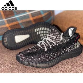 

Tenis Adidas Originals Yeezy Boost 350 Black Men Shoes Sneaker Static Cinder Yecheil Angel Unisex Women Running Shoes Sneaker