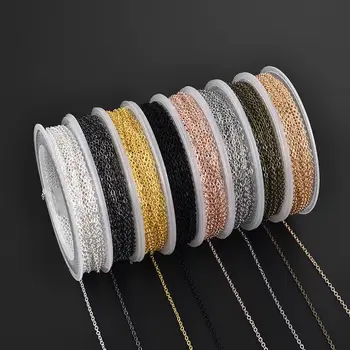 

10M/Roll DIY Snake Chain Copper Link Chain for Handmade Necklace Bracelet Chain for Jewelry Making Findings