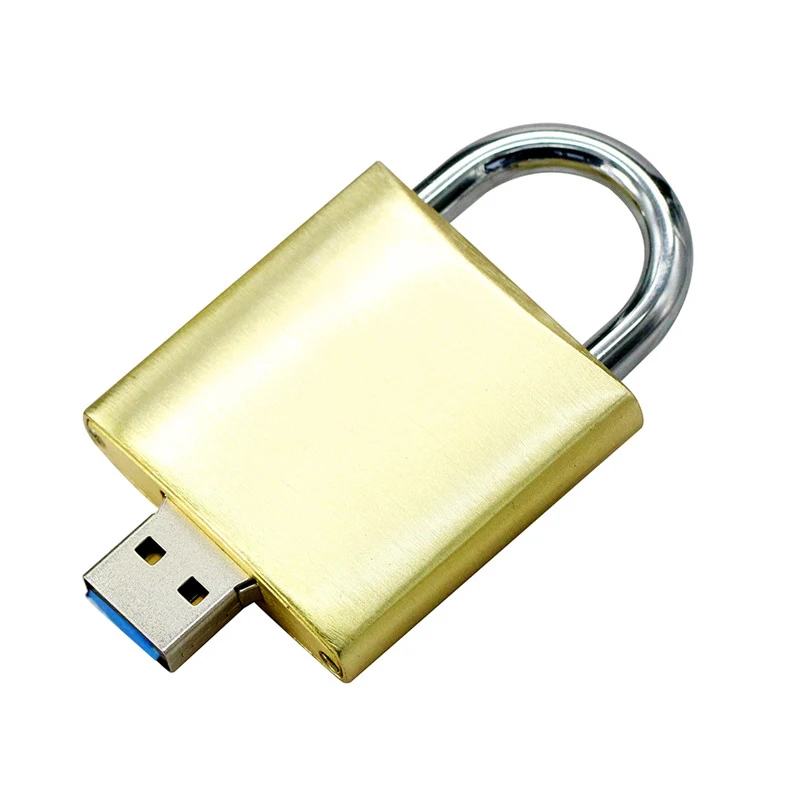 USB флеш-накопитель 64 ГБ 32 ГБ 16 ГБ USB 3,0 флеш-накопитель водонепроницаемый металлический замок брелок серебряная Флешка диск памяти