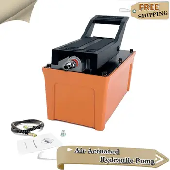 

Air Hydraulic Foot Pump Reservoir Operated Actuated Hydraulic Treadle Pump with Hose 3 Pedal 700 bar for Car Body Machinery