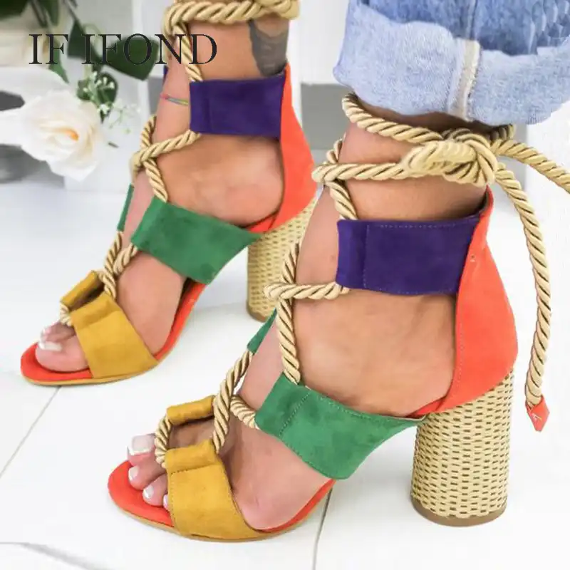 open toe lace up shoes