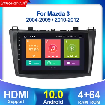 

2.5D IPS android 10 4G+64G Car DVD GPS Radio Stereo For Mazda 3 2010-2013 Mazda3 maxx axela WIFI 2 din Car Multimedia Player