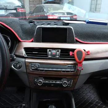 

Soft ABS Carbon Fiber Center Central Navigation Panel Frame Cover Trim for BMW X1 F48 2016-2019