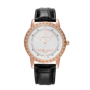 

Relojes Para Hombre Men Watches YAZOLE Fashion Top Brand Luxury Wristwatch Brown Leather Strap Quartz Watch Casual Male Clock