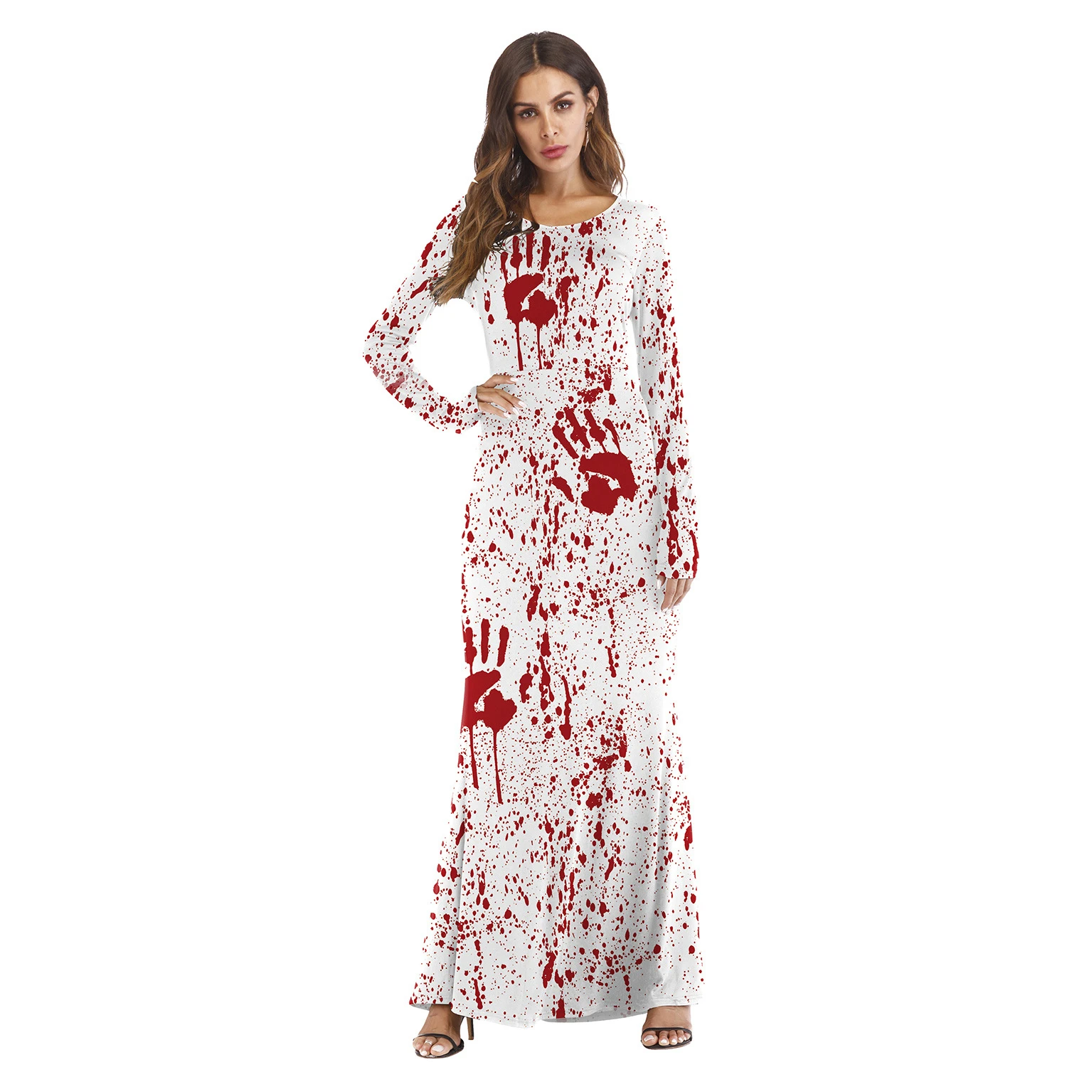 Кровавая медсестра платье для ролевых игр для женщин страшная маска на Хэллоуин униформа, косплей костюмы Сексуальное мини платье Готический маскарадный костюм