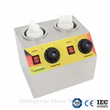 Коммерческий Электрический подогреватель бутылок для горячего шоколада, подогреватель сыра, соуса, подогреватель пищи, диспенсер для варенья, машина для расплава, 220 кВт, 110 В, в