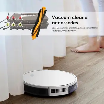 

Robot Vacuum Cleaner Sweep Replacement Side Main Brush Filter Deep Polishing the Floor Compatible with ECOVACS M88M80 Vacuum