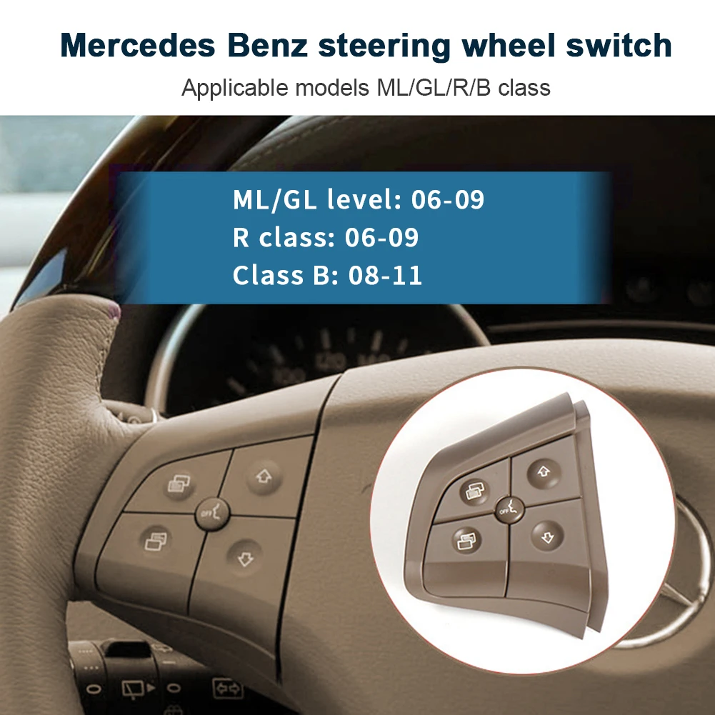 5 tasten Auto Lenkrad Schalter Control Tasten Multi-funktion für Benz  ML/GL-Klasse W164 2006-2009 auto Switch Control Tasten