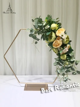 

6pcs/set Wedding centerpieces Small Metal flower stand for Wedding Event Decor