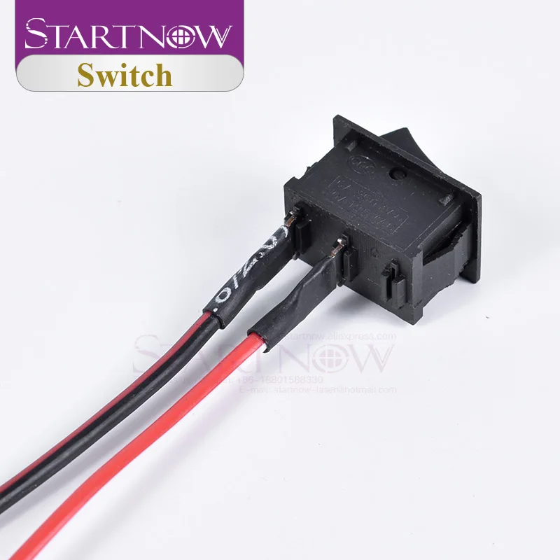 Переключатель ВКЛ./ВЫКЛ. SPST 6A/250V 10A/125V переключатель лодки с проводом 2 Pin черный