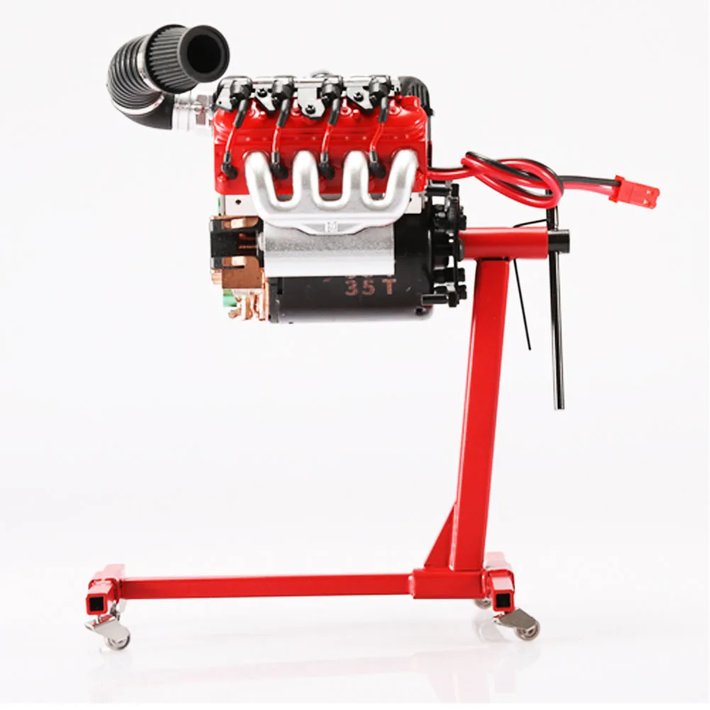 

Simulated Tool Stand V8 Motor Engine Portable Rotary Universal Stainless Steel Repair Bracket 360 Degree Mini Flip Frame
