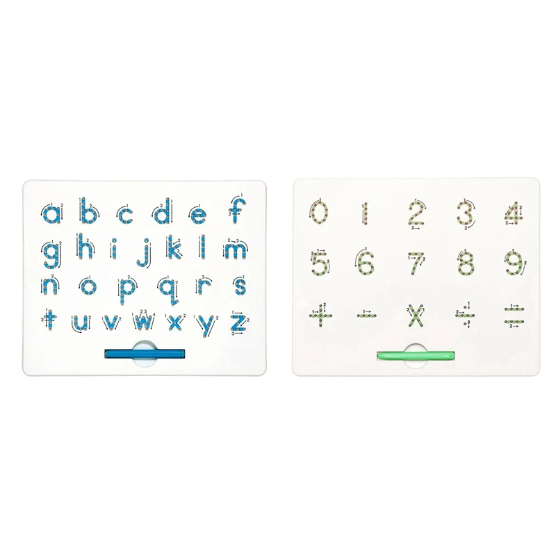 

A to Z Lower Case Letters Magnet Board for Kids Educational Toy Magnetic Balls Tablet & 0 to 9 Number Magnet Board for Kids Educ