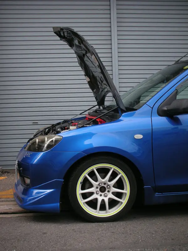 

for 2002-2007 Mazda DEMIO carbon Front Bonnet Hood Modify Gas Struts Carbon Fiber Spring Damper Lift Support Absorber