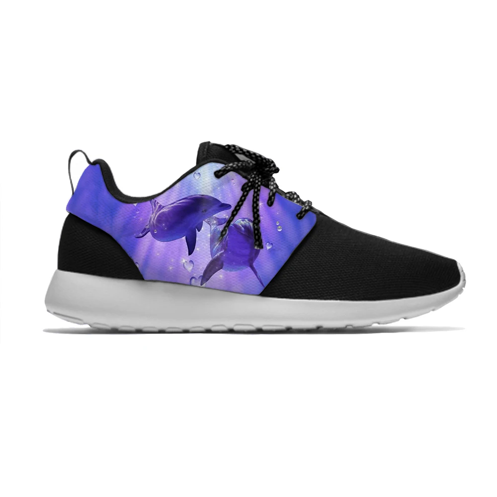 

Dolphin Animal Hot Cute Fashion Funny Pretty Vogue Kids Sport Running Shoes Casual Breathable Print Sneakers Boys Children Girl
