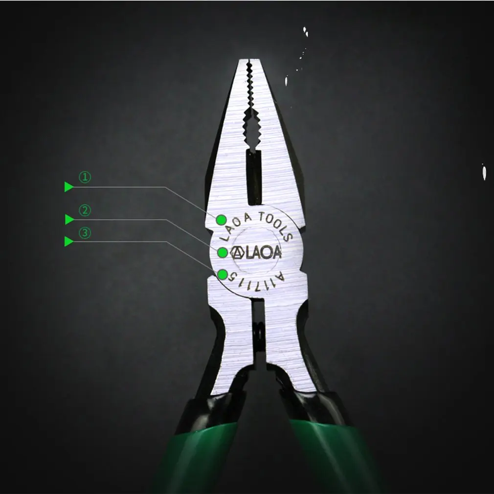 LAOA 5 дюймовый провод резак длинный нос Сторона Snips кусачки мини диагональные плоскогубцы для рыболовный трос резка ручные инструменты Прямая