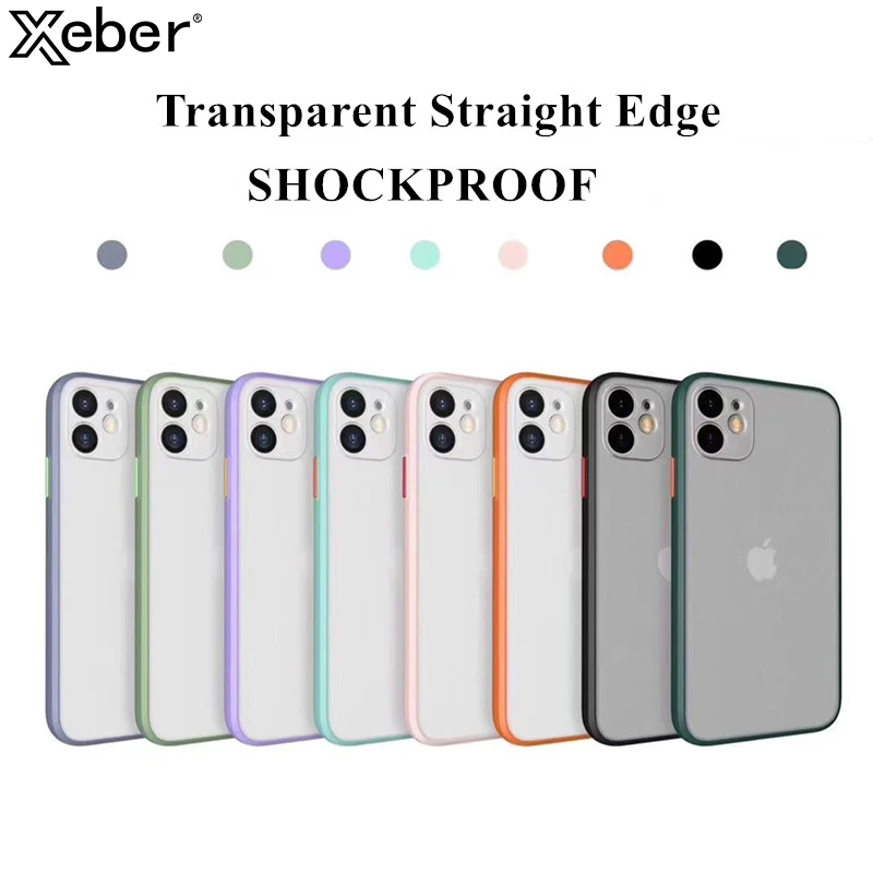 Чехол-бампер для iPhone 12 Mini 11 Pro Max XR XS X 8 7 Plus SE 2 | Мобильные телефоны и аксессуары