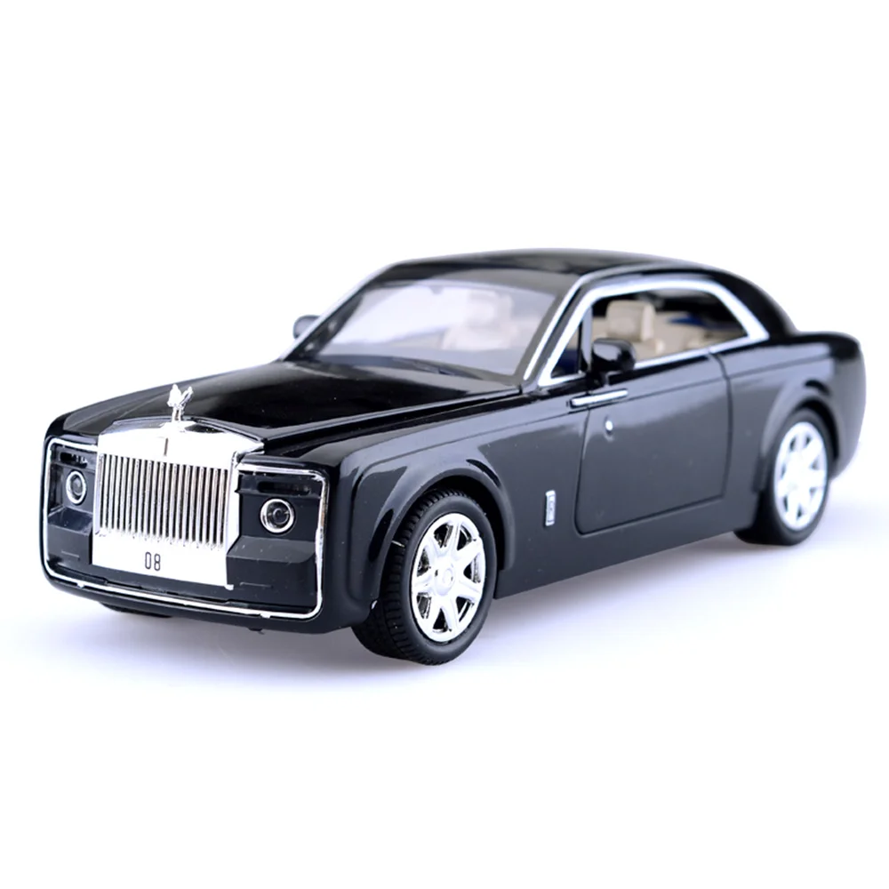 Модель автомобиля Phantom 1:24 Rolls Royce литые из сплава игрушечные автомобили со