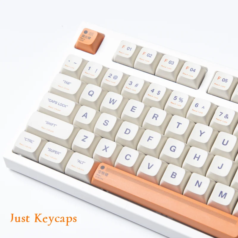 134 Keys PBT Keycap XDA Profile DYE SUB English Plastic Theme