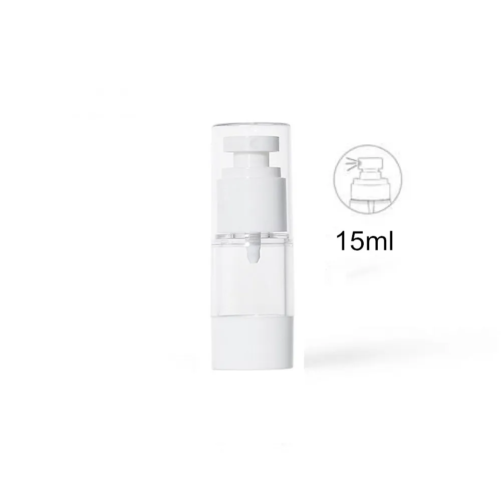 

Freeship 6Pcs 15ml/0.5oz Empty Refillable Plastic Airless Spray bottles Fine Mist Cosmetic Perfume Toiletries Liquid Storage