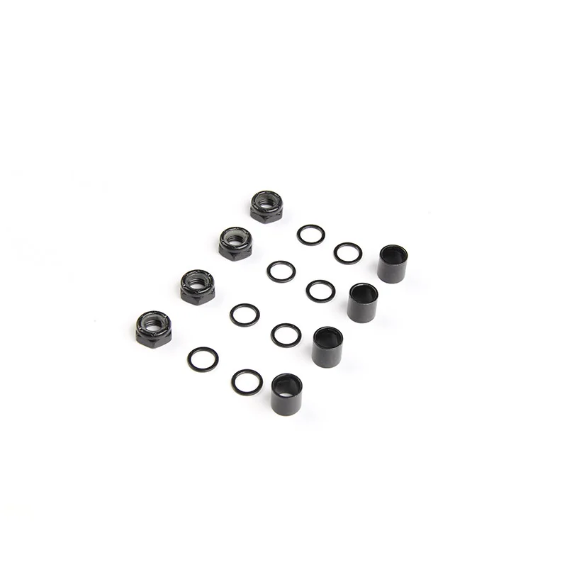 

STRIKATE Skateboard Accessories Axle Washer Bearing Spacer Nuts Speed Rings for Longboard Repair Rebuilding Kit With Bag